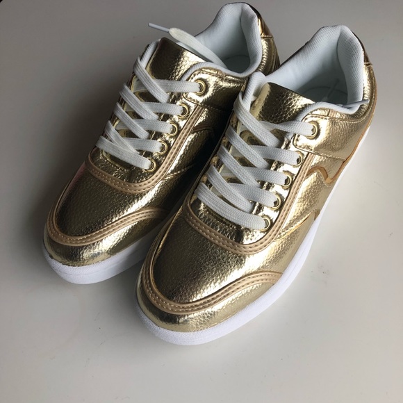 ASOS gold sneakers - Picture 4 of 4